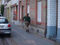 Einsatz Feuerwehr SEK Polizei Koeln Nippes Merheimerstr P159